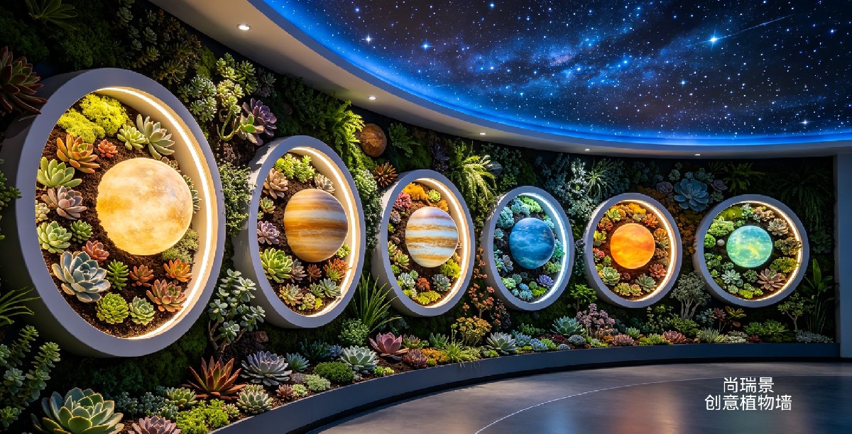 把森林搬进墙里，让空间充满绿意｜尚瑞景植物墙立体绿化，重塑城市空间美学